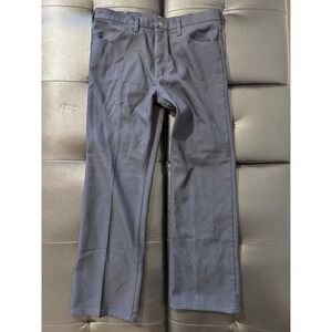 Wrangler‎ Dress Jeans 35x30 Black Straight 82NV Pleated Slacks American Denim